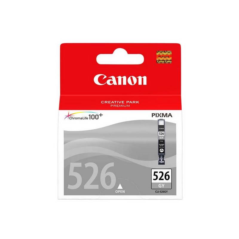 Inkoustová náplň Canon CLI-526CY, 9ml (4544B004) šedá, inkoustová, náplň, canon, cli-526cy, 9ml, 4544b004, šedá