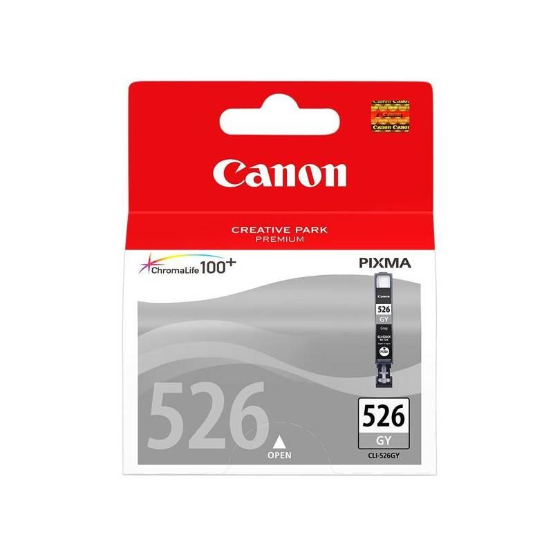 Inkoustová náplň Canon CLI-526GY, 9ml (4544B001) šedá, inkoustová, náplň, canon, cli-526gy, 9ml, 4544b001, šedá