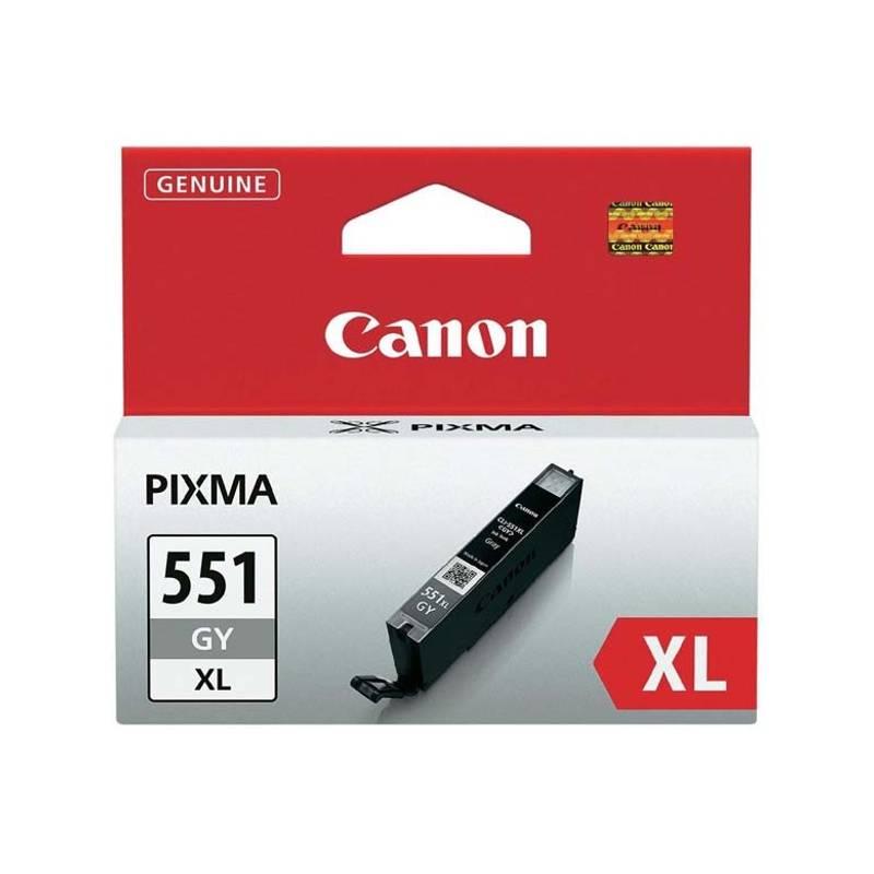 Inkoustová náplň Canon CLI-551XL GY, 11ml (6447B004), inkoustová, náplň, canon, cli-551xl, 11ml, 6447b004