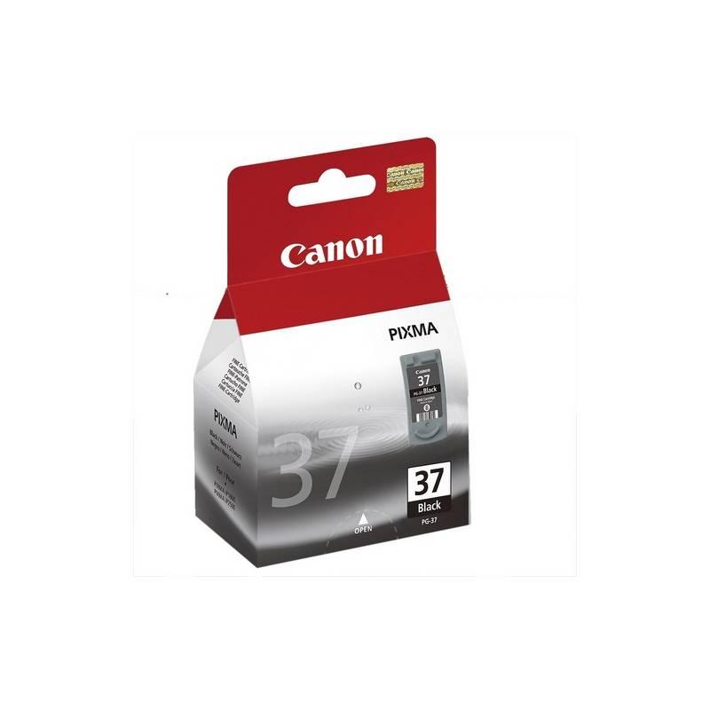 Inkoustová náplň Canon PG-37Bk, 11ml (2145B001) černá, inkoustová, náplň, canon, pg-37bk, 11ml, 2145b001, černá