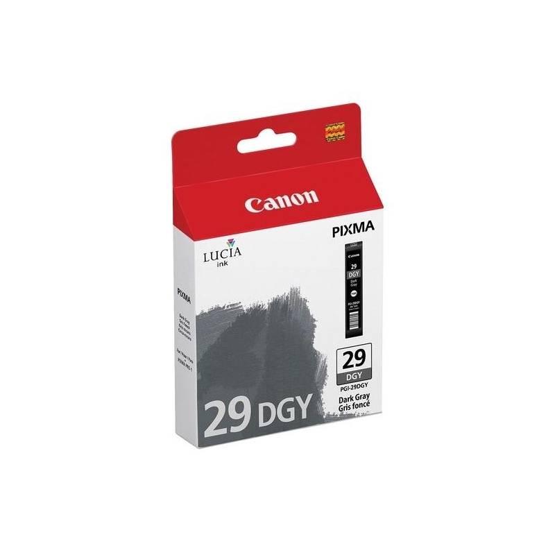 Inkoustová náplň Canon PGI-29 DGY (4870B001) šedá, inkoustová, náplň, canon, pgi-29, dgy, 4870b001, šedá