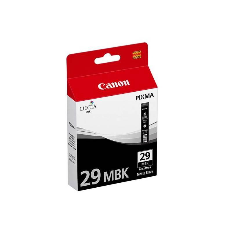 Inkoustová náplň Canon PGI-29 MBK (4868B001) černá, inkoustová, náplň, canon, pgi-29, mbk, 4868b001, černá