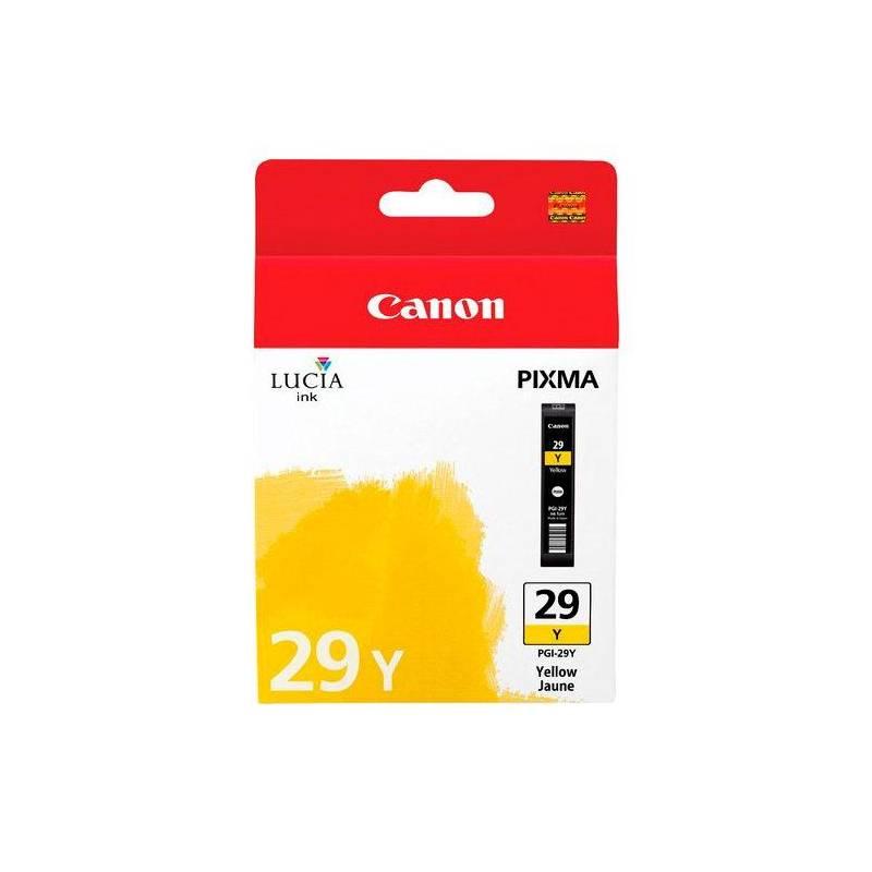 Inkoustová náplň Canon PGI-29 Y (4875B001) žlutá, inkoustová, náplň, canon, pgi-29, 4875b001, žlutá