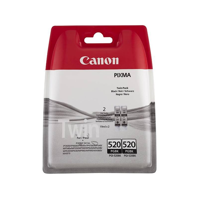 Inkoustová náplň Canon PGI-520BK, 420 stran (2932B012) černá, inkoustová, náplň, canon, pgi-520bk, 420, stran, 2932b012, černá