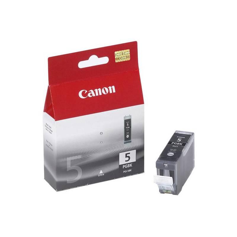 Inkoustová náplň Canon PGI-5Bk, 340 stran (0628B001) černá, inkoustová, náplň, canon, pgi-5bk, 340, stran, 0628b001, černá