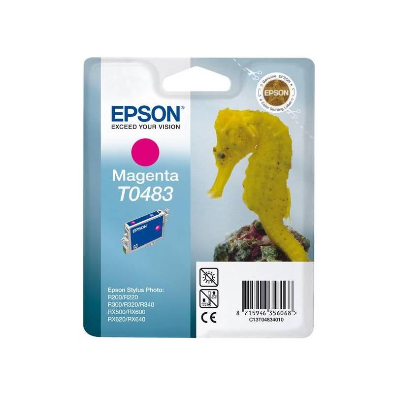 Inkoustová náplň Epson T0483, 13ml (C13T04834010) červená, inkoustová, náplň, epson, t0483, 13ml, c13t04834010, červená