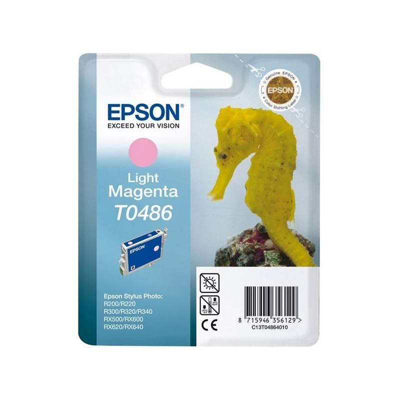 Inkoustová náplň Epson T0486, 13ml (c13t048640) červená, inkoustová, náplň, epson, t0486, 13ml, c13t048640, červená