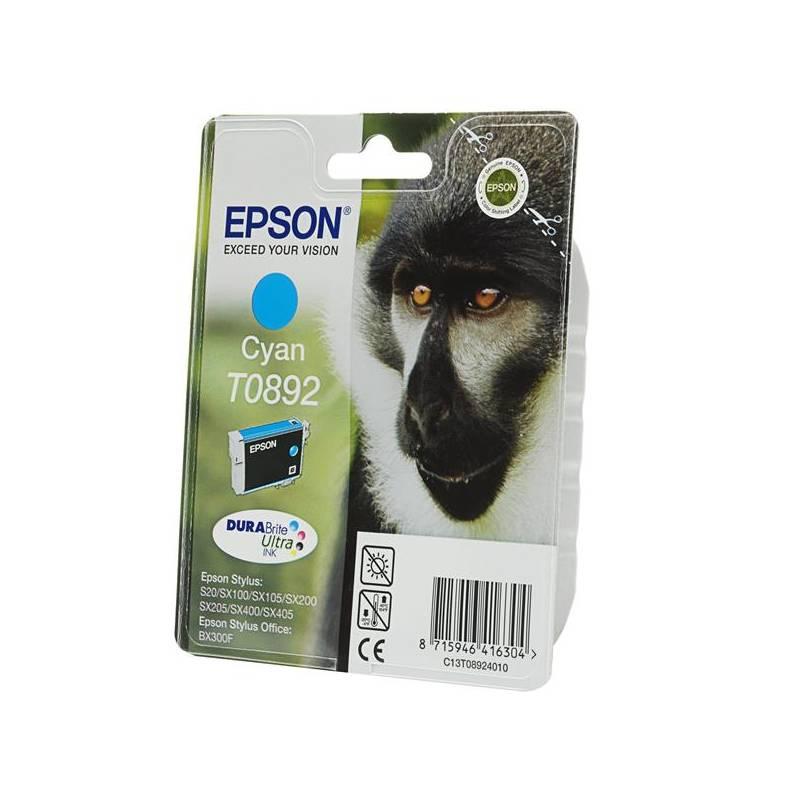 Inkoustová náplň Epson T0892, 170 stran (C13T08924011) modrá, inkoustová, náplň, epson, t0892, 170, stran, c13t08924011, modrá