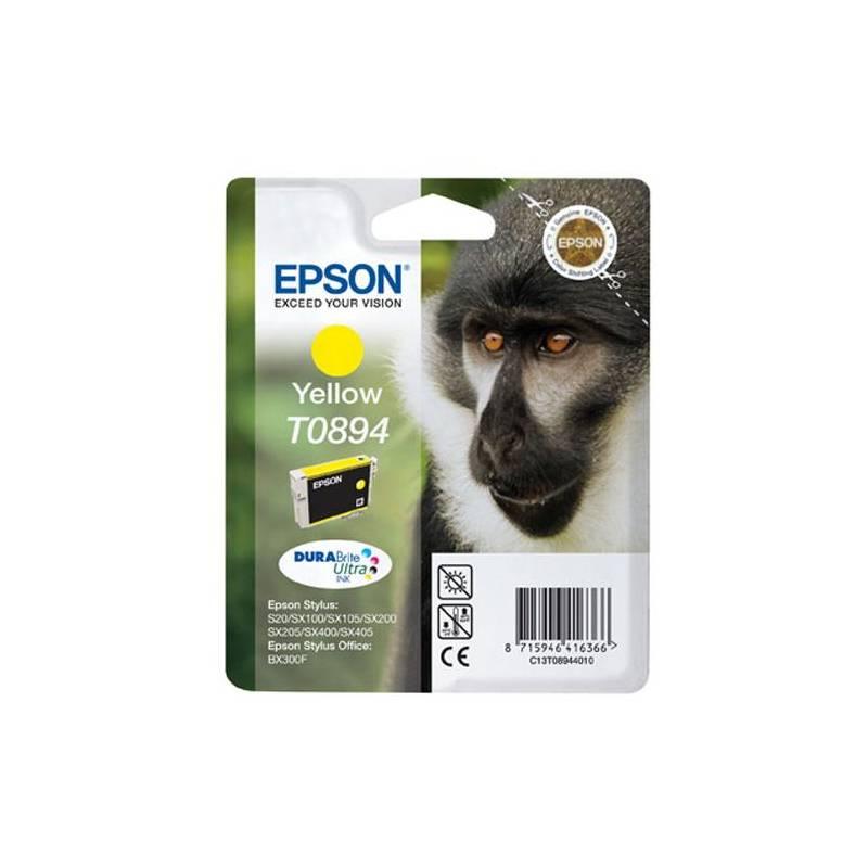 Inkoustová náplň Epson T0894, 3,5ml (C13T08944021) žlutý, inkoustová, náplň, epson, t0894, 5ml, c13t08944021, žlutý