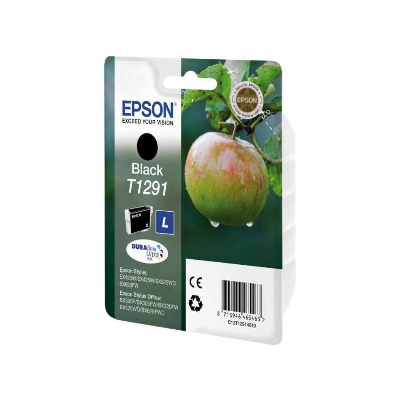 Inkoustová náplň Epson T1291, 385 stran (C13T12914011) černá, inkoustová, náplň, epson, t1291, 385, stran, c13t12914011, černá