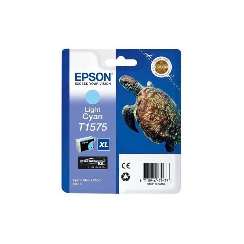 Inkoustová náplň Epson T1575, 25,9ml (C13T15754010) modrá, inkoustová, náplň, epson, t1575, 9ml, c13t15754010, modrá