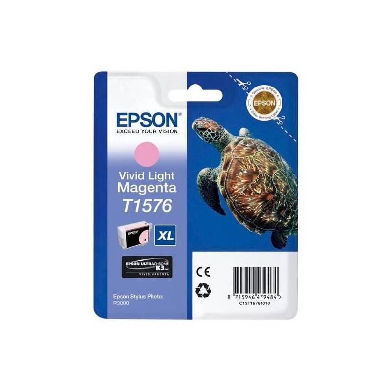 Inkoustová náplň Epson T1576, 25,9ml (C13T15764010) červená, inkoustová, náplň, epson, t1576, 9ml, c13t15764010, červená