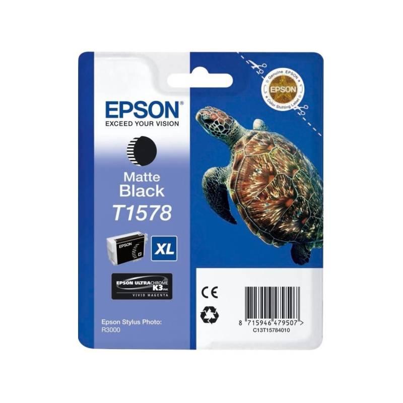 Inkoustová náplň Epson T1578, 25,9ml (C13T15784010) černá, inkoustová, náplň, epson, t1578, 9ml, c13t15784010, černá