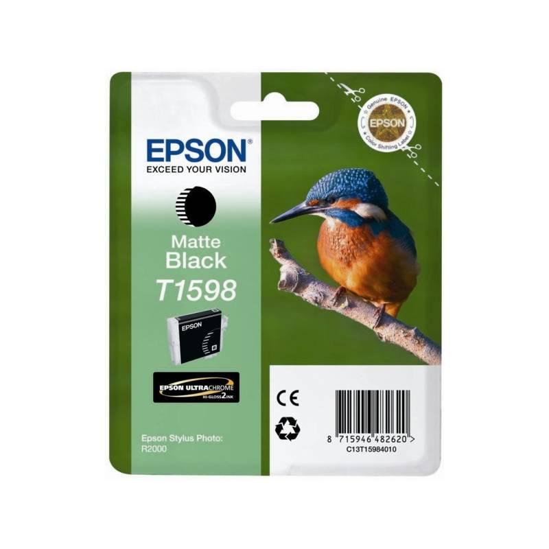 Inkoustová náplň Epson T1598, 17ml (C13T15984010) černý, inkoustová, náplň, epson, t1598, 17ml, c13t15984010, černý