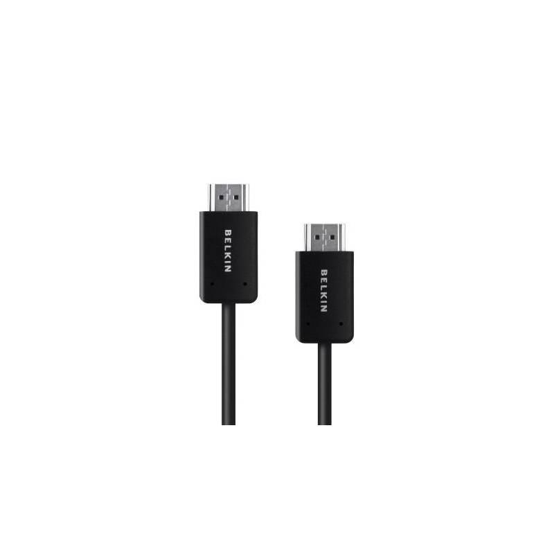 Kabel Belkin HDMI 1.4, 1 m (AV10015qp1M) černý/šedý, kabel, belkin, hdmi, av10015qp1m, černý, šedý