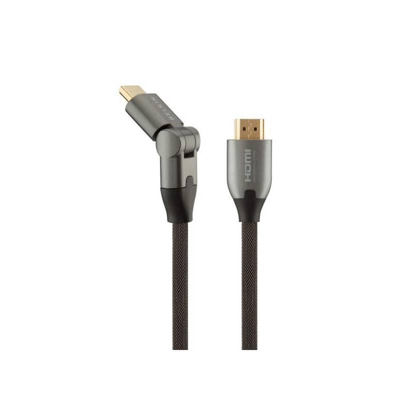 Kabel Belkin HDMI 1.4 ProHD2000, 1m (AV10087qp1M) černý/šedý, kabel, belkin, hdmi, prohd2000, av10087qp1m, černý, šedý