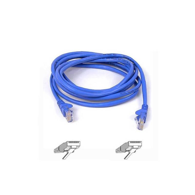 Kabel Belkin Patch CAT5E, 10m (A3L791b10M-BLUS) modrý, kabel, belkin, patch, cat5e, 10m, a3l791b10m-blus, modrý