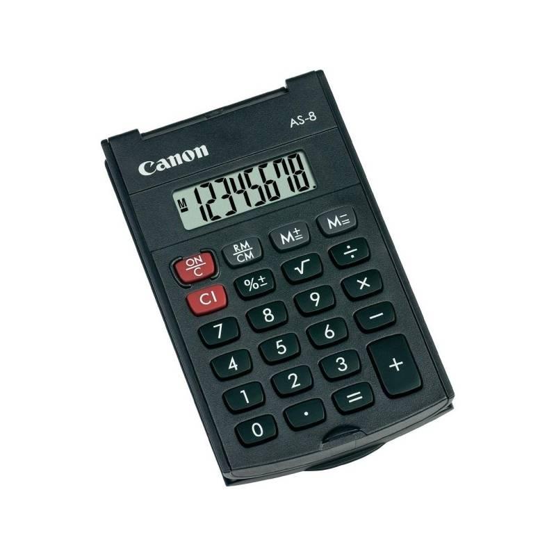 Kalkulačka Canon AS-8 (4598B001) černá, kalkulačka, canon, as-8, 4598b001, černá