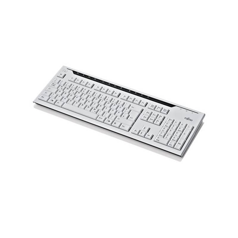 Klávesnice Fujitsu KB520 CZ (S26381-K520-L134) bílá, klávesnice, fujitsu, kb520, s26381-k520-l134, bílá