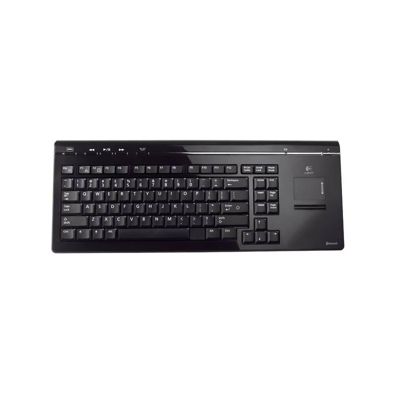 Klávesnice Logitech Cordless Mediaboard Pro (920-000010) černá, klávesnice, logitech, cordless, mediaboard, pro, 920-000010, černá