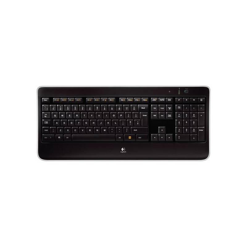 Klávesnice Logitech Illuminated K800 CZ (920-002390) černá, klávesnice, logitech, illuminated, k800, 920-002390, černá