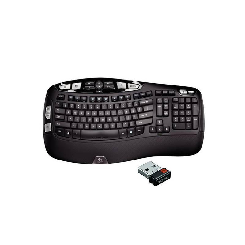 Klávesnice Logitech Wireless Keyboard K350 CZ (920-002020) černá, klávesnice, logitech, wireless, keyboard, k350, 920-002020, černá