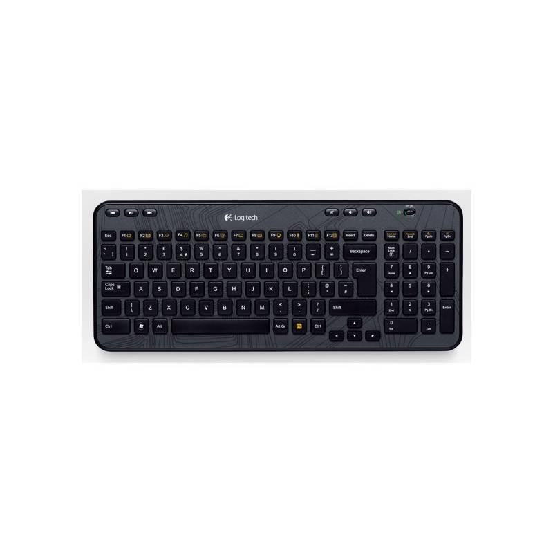 Klávesnice Logitech Wireless Keyboard K360 CZ (920-003090) černá, klávesnice, logitech, wireless, keyboard, k360, 920-003090, černá