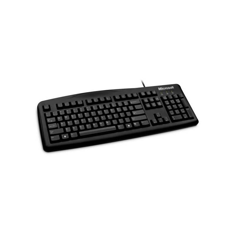 Klávesnice Microsoft Wired Keyboard 200 CZ/SK (JWD-00041) černá, klávesnice, microsoft, wired, keyboard, 200, jwd-00041, černá