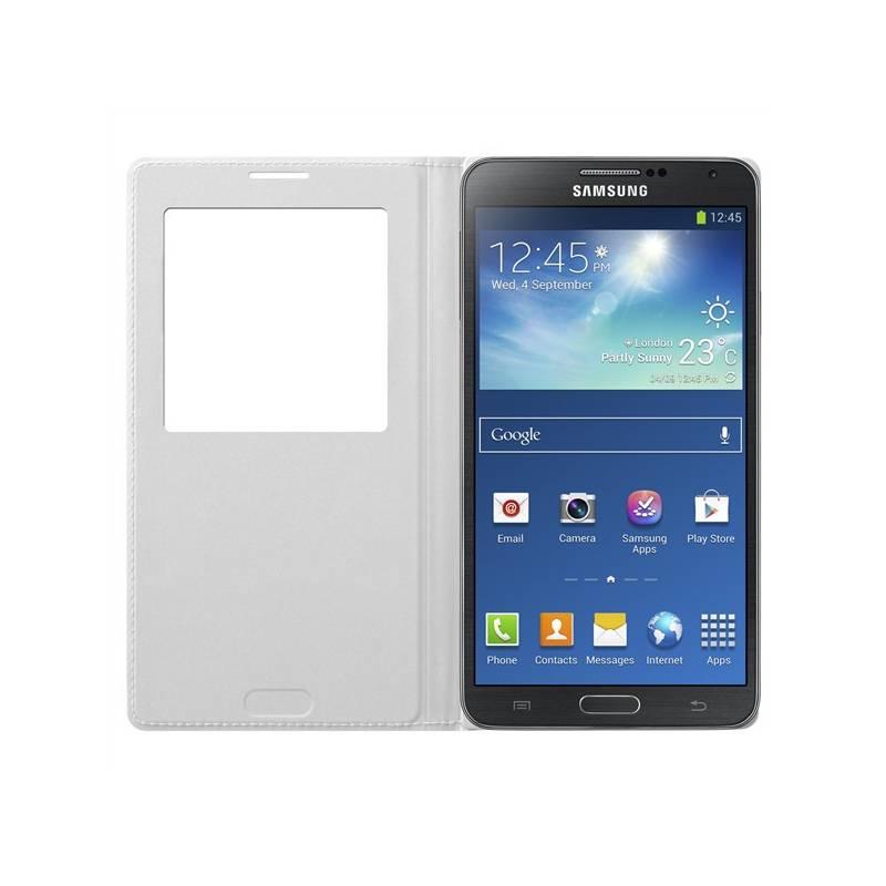 Kryt na mobil Samsung EF-CN900B flip S-view pro Galaxy Note 3 (N9005) - Classic white (EF-CN900BWEGWW), kryt, mobil, samsung, ef-cn900b, flip, s-view, pro, galaxy, note, n9005