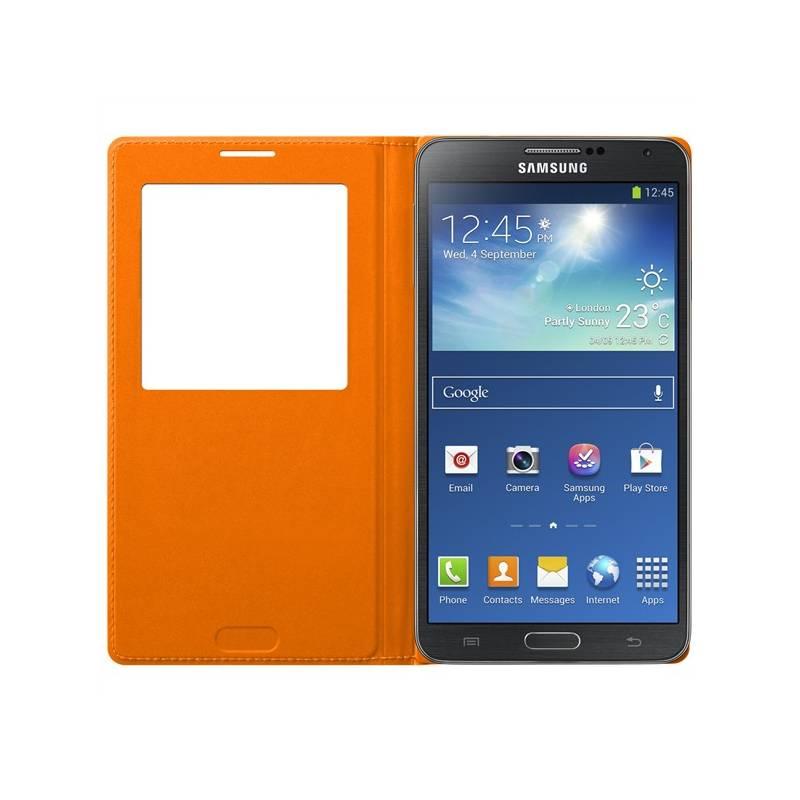 Kryt na mobil Samsung EF-CN900B flip S-view pro Galaxy Note 3 (N9005) - Wild orange (EF-CN900BOEGWW), kryt, mobil, samsung, ef-cn900b, flip, s-view, pro, galaxy, note, n9005