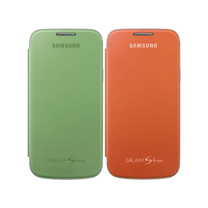 Kryt na mobil Samsung EF-FI919BXEG flip pro Galaxy S4 mini (i9195) (EF-FI919BXEGWW) zelený/oranžový, kryt, mobil, samsung, ef-fi919bxeg, flip, pro, galaxy, mini, i9195, ef-fi919bxegww