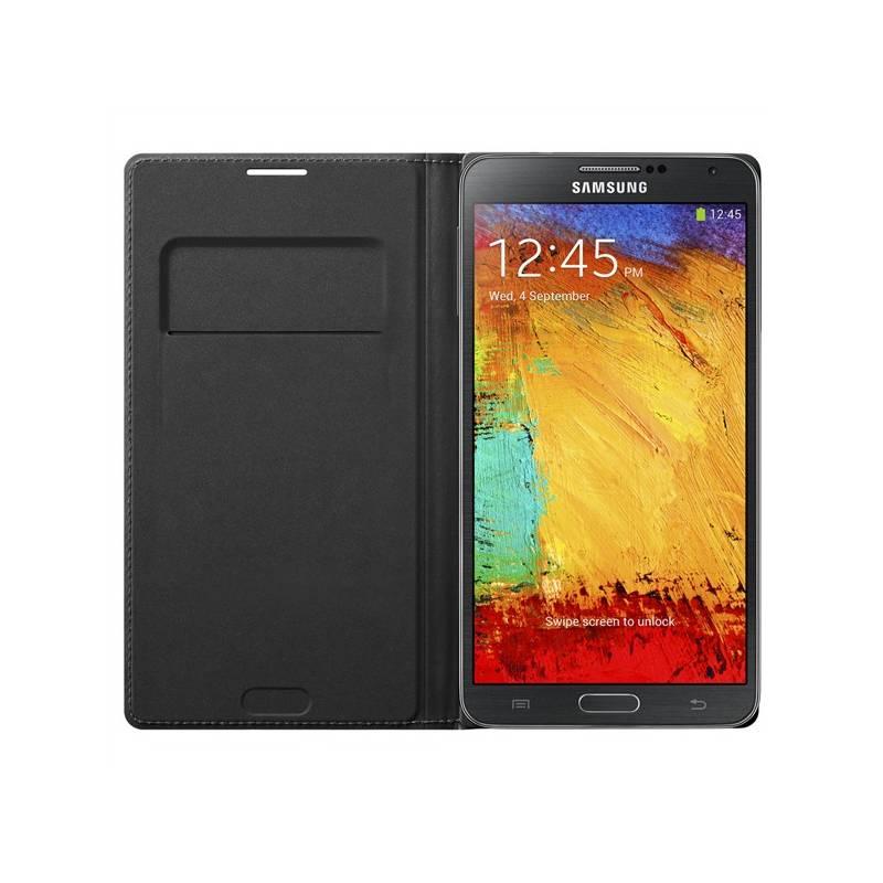 Kryt na mobil Samsung EF-WN900B flip pro Galaxy Note 3 (N9005) - Jet black (EF-WN900BBEGWW), kryt, mobil, samsung, ef-wn900b, flip, pro, galaxy, note, n9005, jet, black