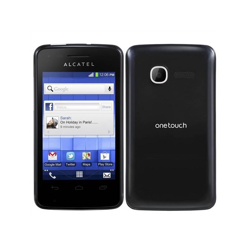Mobilní telefon ALCATEL ONETOUCH T´Pop 4010D Dual Sim - Bluish black (4010D-2CALCZ1-S-40), mobilní, telefon, alcatel, onetouch, pop, 4010d, dual, sim, bluish, black