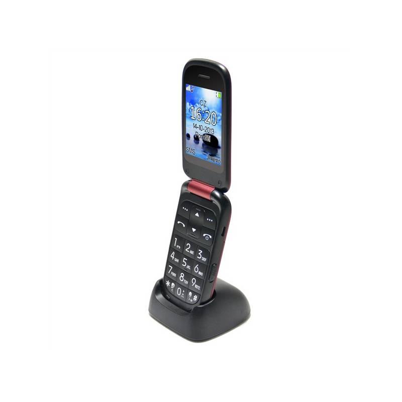 Mobilní telefon Aligator V550 černý/červený, mobilní, telefon, aligator, v550, černý, červený