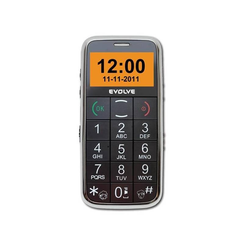 Mobilní telefon Evolveo Ego (GX445-S) černý (vrácené zboží 8413001847), mobilní, telefon, evolveo, ego, gx445-s, černý, vrácené, zboží, 8413001847