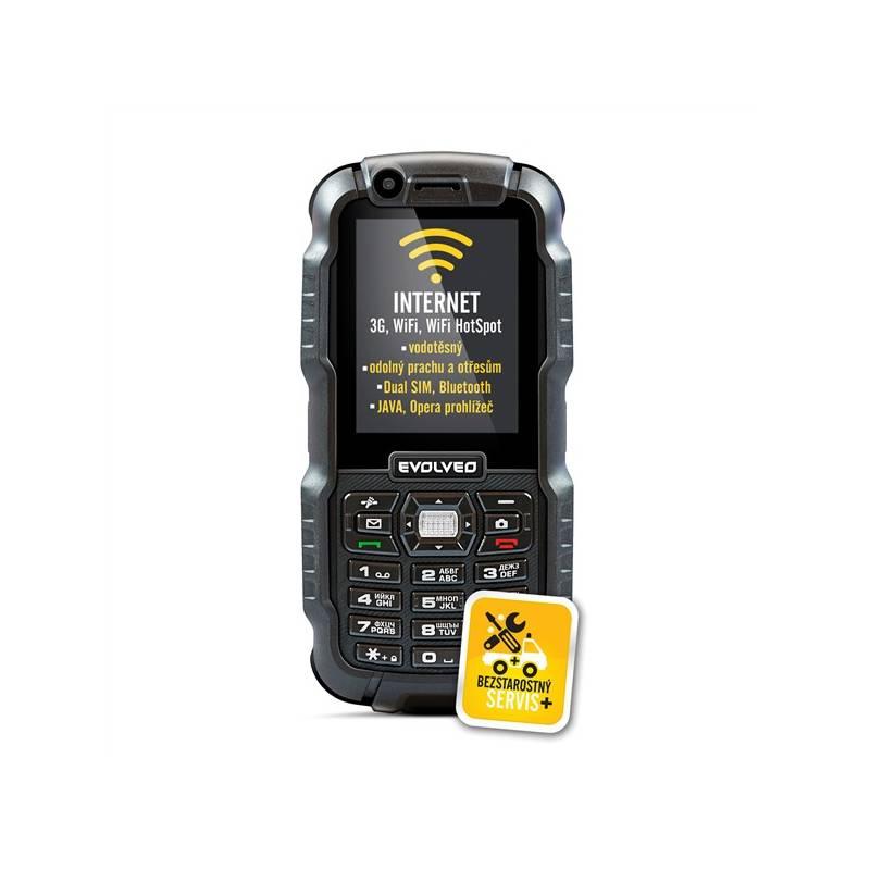 Mobilní telefon Evolveo StrongPhone Dual Sim (SGP-WIFI) (rozbalené zboží 8213095715), mobilní, telefon, evolveo, strongphone, dual, sim, sgp-wifi, rozbalené, zboží