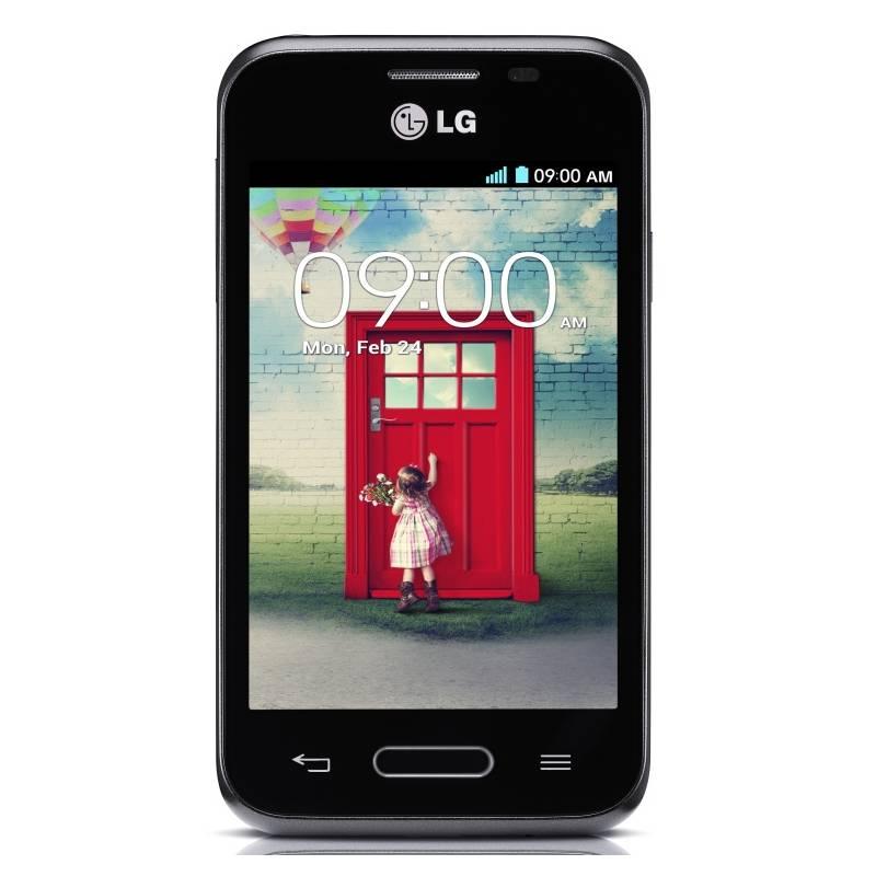 Mobilní telefon LG L40 (D160) (LGD160.ACZEBK) černý, mobilní, telefon, l40, d160, lgd160, aczebk, černý