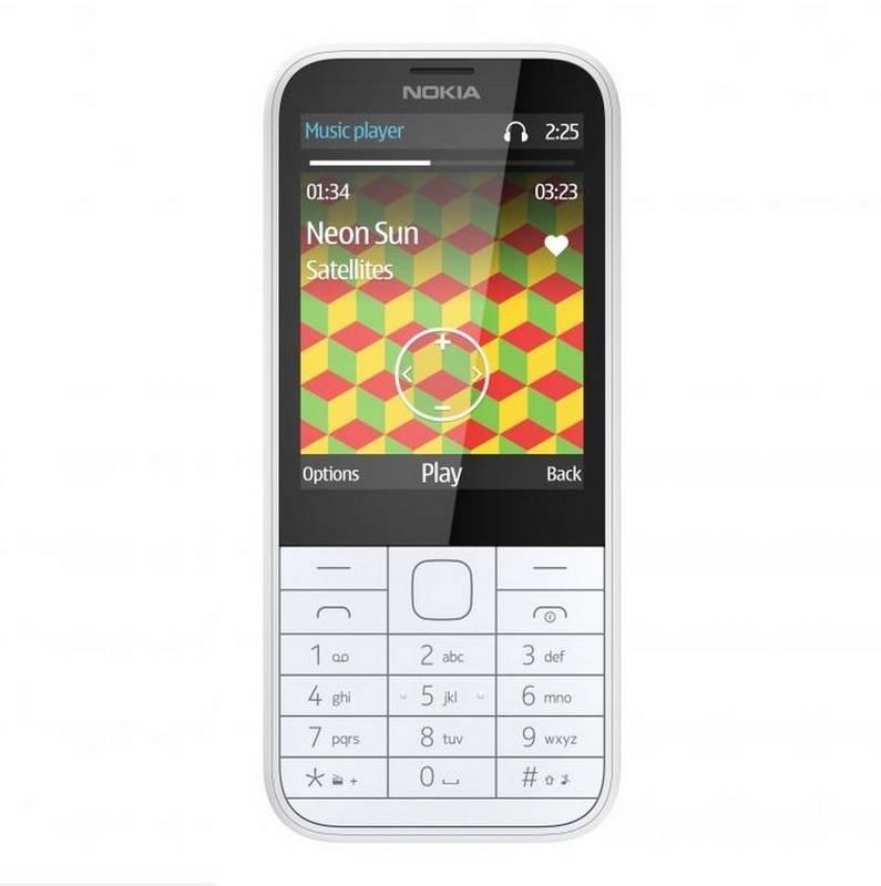 Mobilní telefon Nokia 225 Dual Sim (A00018865) bílý, mobilní, telefon, nokia, 225, dual, sim, a00018865, bílý