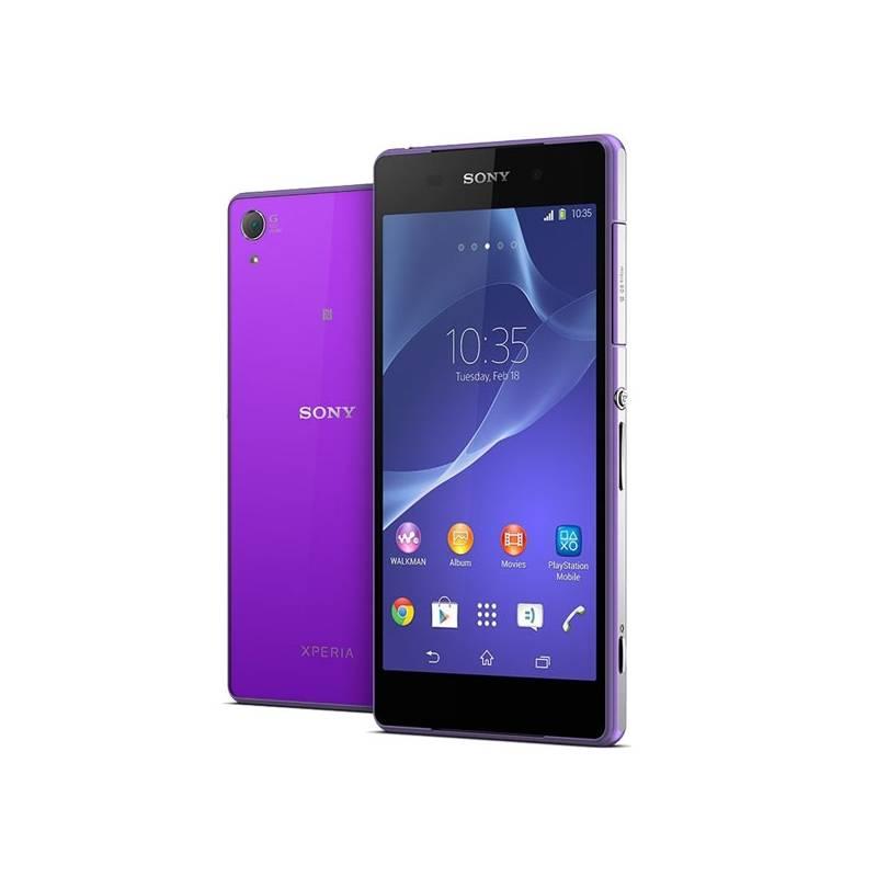 Mobilní telefon Sony Xperia Z2 (1281-0038) fialový, mobilní, telefon, sony, xperia, 1281-0038, fialový