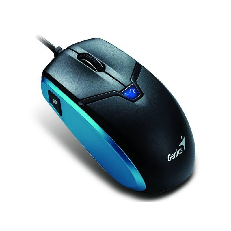 Myš Genius CamMouse (2MP Foto, QR čtečka) (31010169103) černá/modrá, myš, genius, cammouse, 2mp, foto, čtečka, 31010169103, černá, modrá