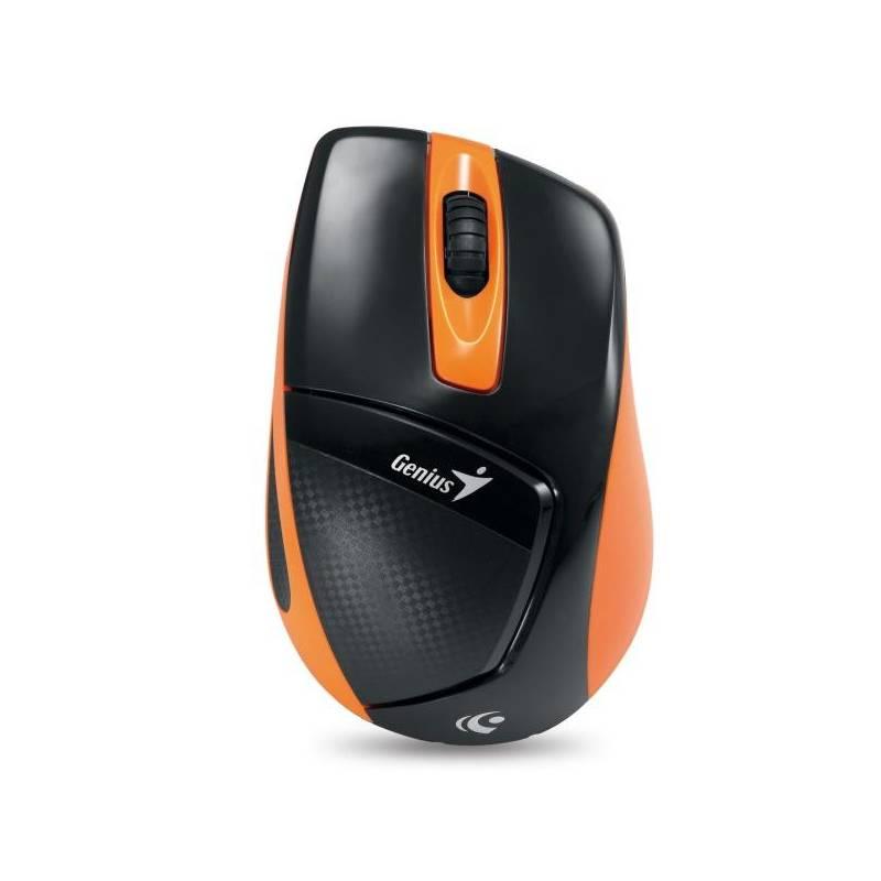 Myš Genius DX 7000 (31030063103) černá/oranžová, myš, genius, 7000, 31030063103, černá, oranžová