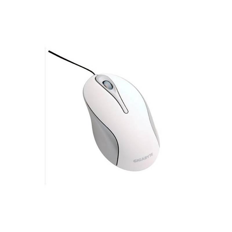 Myš Gigabyte M5100 (GM-M5100-WHITE) bílá, myš, gigabyte, m5100, gm-m5100-white, bílá