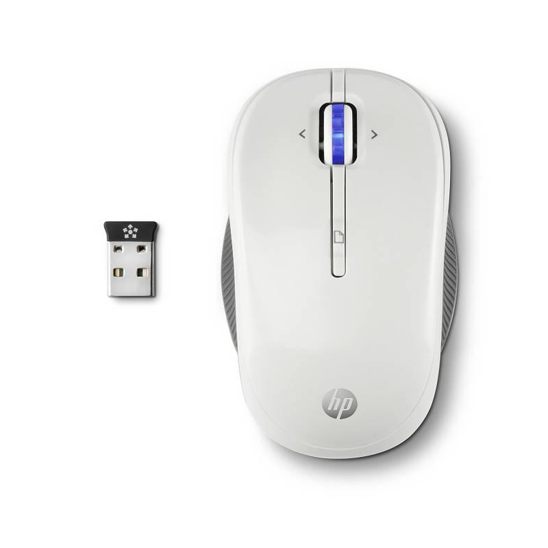 Myš HP Wireless Mouse X3300 (H4N94AA#ABB) bílá, myš, wireless, mouse, x3300, h4n94aa, abb, bílá