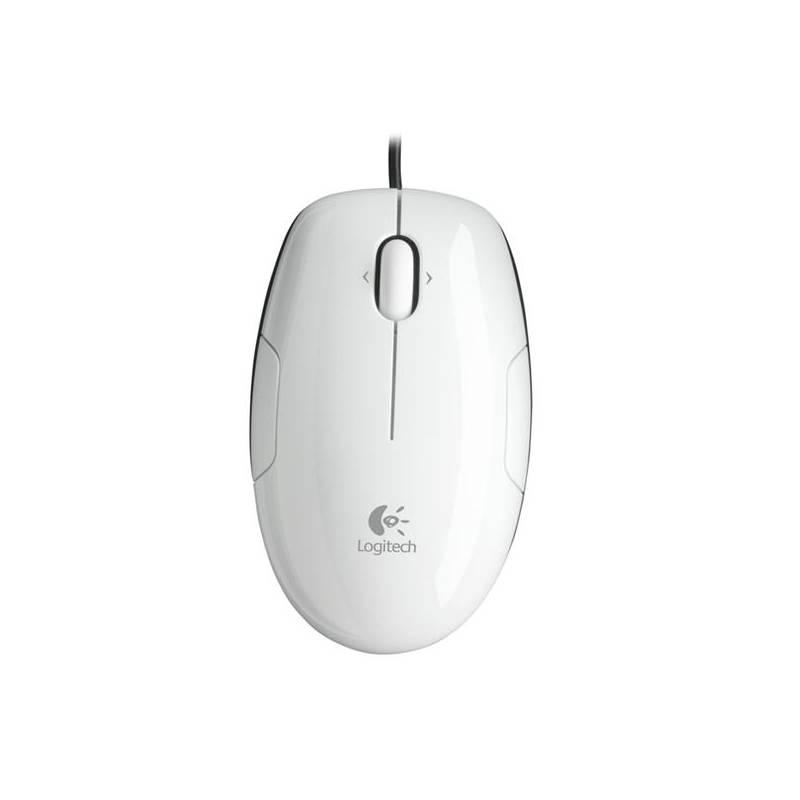Myš Logitech Laser Mouse LS1 Coconut (910-000865) bílá, myš, logitech, laser, mouse, ls1, coconut, 910-000865, bílá
