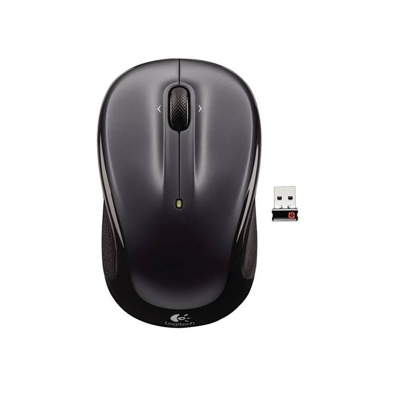 Myš Logitech Wireless Mouse M325 Dark Silver (910-002143), myš, logitech, wireless, mouse, m325, dark, silver, 910-002143