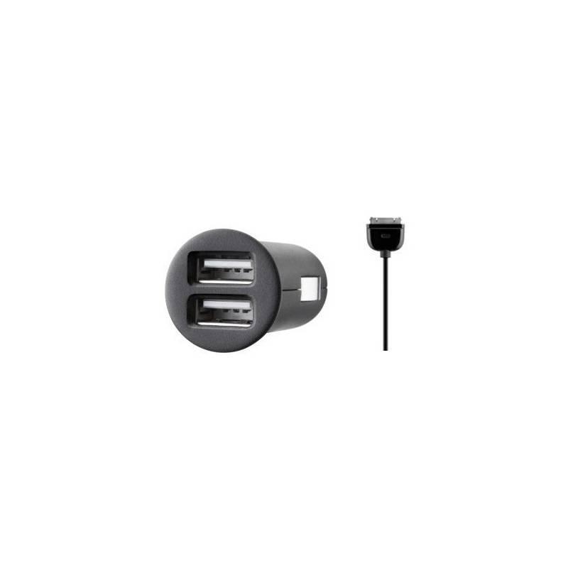 Nabíječka Belkin 12-24V/5V 2x 1A pro Apple iPhone/iPod (F8Z899cw) černá, nabíječka, belkin, 12-24v, pro, apple, iphone, ipod, f8z899cw, černá