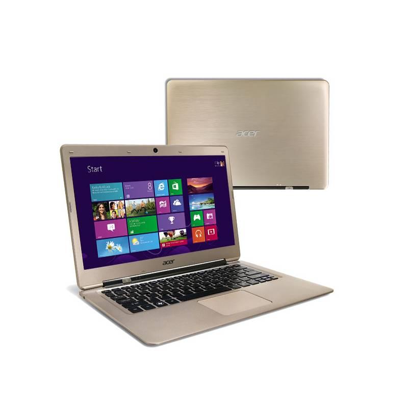 Notebook Acer Aspire S3-391-33214G52add (NX.M1FEC.012) zlatý, notebook, acer, aspire, s3-391-33214g52add, m1fec, 012, zlatý