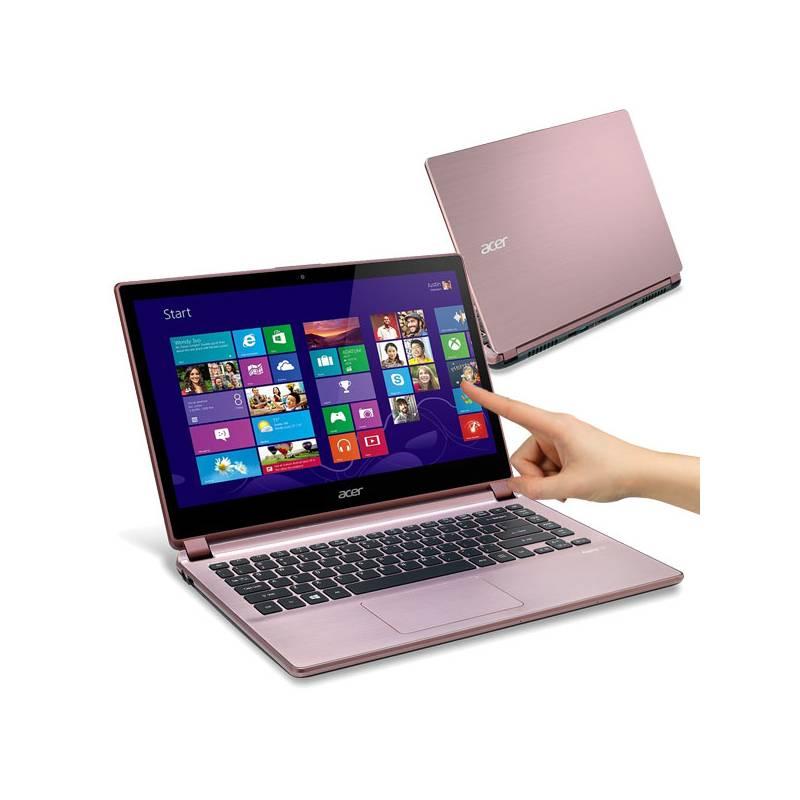 Notebook Acer Aspire V7-482P-34014G50tdd Touch (NX.MB8EC.007) růžový, notebook, acer, aspire, v7-482p-34014g50tdd, touch, mb8ec, 007, růžový