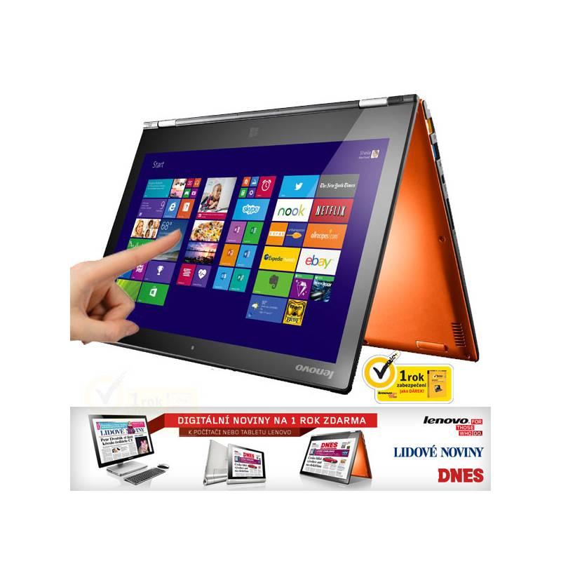 Notebook Lenovo IdeaPad Yoga 11s Touch (59392768) oranžový, notebook, lenovo, ideapad, yoga, 11s, touch, 59392768, oranžový