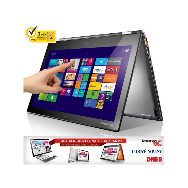 Notebook Lenovo IdeaPad Yoga 2 Pro Touch (59392777) šedý, notebook, lenovo, ideapad, yoga, pro, touch, 59392777, šedý